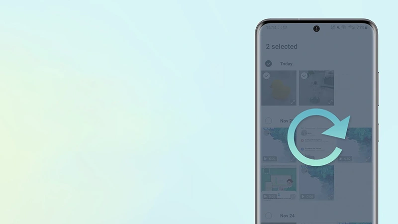 Törölt fotók visszaállítása Samsung telefonon